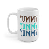 Yummy Yummy Ceramic Mug 15oz! Novelty Gifts, Coffee Lovers! FreckledFoxCompany