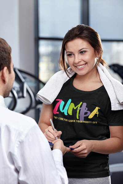 Zumba, That's Code For Shake Your Booty Off! Unisex Graphic Tees! Ultra Soft Multiple Sizes Available! FreckledFoxCompany