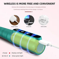 Wireless 35000RPM USB Nail Drill Pen: Portable Rechargeable Manicure & Pedicure Tool