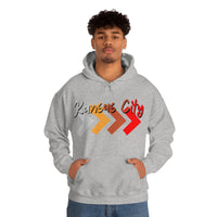 Kansas City Football Arrow Colors Unisex Heavy Blend Hooded Sweatshirt! Football Season!