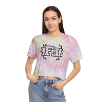 Freckled Fox Company Black Logo 2023 Women's Tie-Dye Crop Graphic Tees! Merch! Spring Vibes! Summer Vibes!