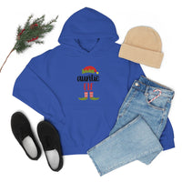 Auntie Elf Unisex Heavy Blend Hooded Sweatshirt! Winter Vibes!