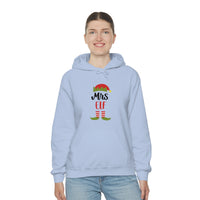 Mrs. Elf Unisex Heavy Blend Hooded Sweatshirt! Winter Vibes!