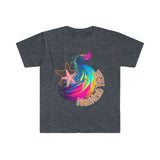 Mermaid Hair Neon Summer Time Unisex Graphic Tees! Summer Vibes!