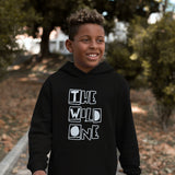 The Wild One Kids' Sponge Fleece Hoodie - Best Design Kids' Hoodie - Trendy Hoodie for Kids