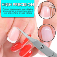 Precision Stainless Steel Cuticle Scissors