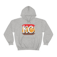 Kansas City Football Paint Stripe KC Unisex Heavy Blend Hooded Sweatshirt! Football Season!