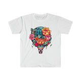 Floral Hot Air Balloon Boho Succulent Plants Unisex Graphic Tees! Summer Vibes!