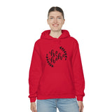 Ho Ho Ho Minimalistic Christmas Unisex Heavy Blend Hooded Sweatshirt! Winter Vibes!