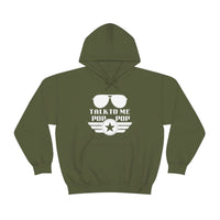 Talk to Me Pop Pop Unisex Heavy Blend Hooded Sweatshirt! Grandparent Vibes! Fathers Day!