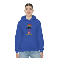 Mrs. Elf Unisex Heavy Blend Hooded Sweatshirt! Winter Vibes!