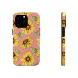 Pink Sunflower Tough Phone Cases, Case-Mate! Summer Vibes!