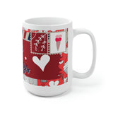 Send Love Always Letter Ceramic Mug 15oz! Love Letters! Coffee Gifts! Spring Vibes!