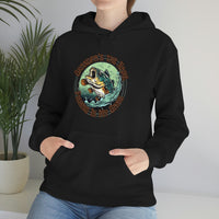 Grandpa's The Name and Fishing is My Game Fathers day Unisex Heavy Blend Hooded Sweatshirt!