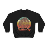 Vintage Kansas City Chief Head Unisex Heavy Blend Crewneck Sweatshirt! Football Season!