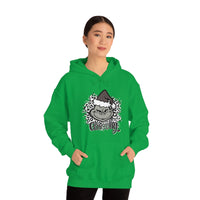 Grinchy Leopard Print Unisex Hooded Sweatshirt! Winter Vibes!