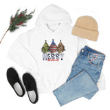 Rustic Military Merry Christmas Holiday Unisex Heavy Blend Hooded Sweatshirt! Winter Vibes!