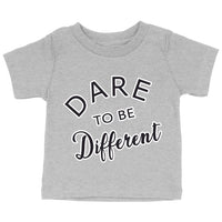 Dare to Be Different Baby Jersey T-Shirt - Cool Baby T-Shirt - Graphic T-Shirt for Babies