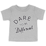 Dare to Be Different Baby Jersey T-Shirt - Cool Baby T-Shirt - Graphic T-Shirt for Babies