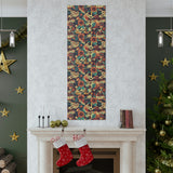 Vintage 70's Inspired Musical Notes Floral Canvas Gallery Wraps!