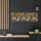 Floral Vintage 70's Inspired Guitar Canvas Gallery Wraps!
