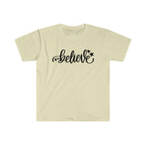 Freckled Fox Company, Unisex, Graphic Tees, Believe, Christmas, Holidays, Winter wonderland. ,