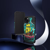 Ship in a Bottle Neon Colors Tough Phone Cases!