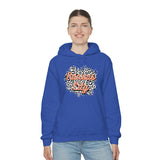 Kansas City Football Grey and Pink Leopard Print Unisex Heavy Blend Hooded Sweatshirt! Football Season!