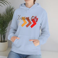 Kansas City Football Arrow Colors Unisex Heavy Blend Hooded Sweatshirt! Football Season!