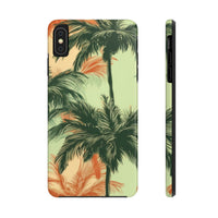 Palm Tree's Green and Orange Tough Phone Cases, Case-Mate! Summer Vibes!