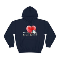 Valentines Day Stethoscope Heart Hug Emergency Department Unisex Heavy Blend Hooded Sweatshirt! Spring Vibes!