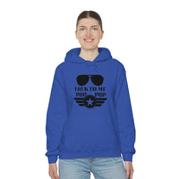 Talk to Me Pop Pop Unisex Heavy Blend Hooded Sweatshirt! Grandparent Vibes! Fathers Day!