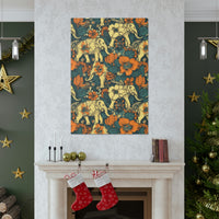 Vintage 70's Inspired Elephant Florals Canvas Gallery Wraps!