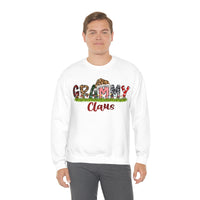 Grammy Claus Unisex Heavy Blend Crewneck Sweatshirt! Winter Vibes!