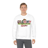 Grammy Claus Unisex Heavy Blend Crewneck Sweatshirt! Winter Vibes!