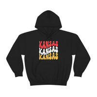 Kansas City Football Ride The Red Wave Unisex Heavy Blend Hooded Sweatshirt! Football Season! Spring Vibes!