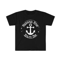 Mermaid Hair and Salty Air Anchor Light Version Unisex Graphic Tees! Summer Vibes!