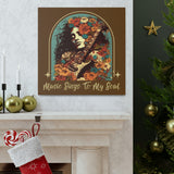 Vintage 70's Inspired Music Sings To My Soul Canvas Gallery Wraps!