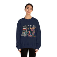 Dead Inside But Festive Holiday Unisex Heavy Blend Crewneck Sweatshirt! Winter Vibes!
