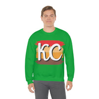 Kansas City Football Paint Stripe Vintage KC Unisex Heavy Blend Crewneck Sweatshirt! Football Season!