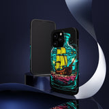 Ship in a Bottle Neon Colors Tough Phone Cases!