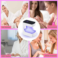 Compact UV LED Nail Dryer - Portable Mini Gel Lamp with USB, Perfect for Home & Travel