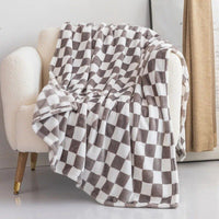 Ultra-Soft Plaid Fleece Blanket