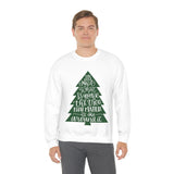 It's What is Around the Tree That Matters Unisex Heavy Blend Crewneck Sweatshirt! Winter Vibes!