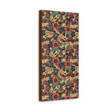 Vintage 70's Inspired Musical Notes Floral Canvas Gallery Wraps!