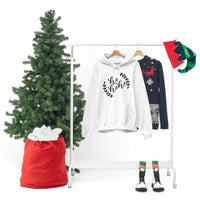 Ho Ho Ho Minimalistic Christmas Unisex Heavy Blend Hooded Sweatshirt! Winter Vibes!