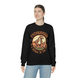 Fatherhood is a Walk in the park Fathers Day Unisex Heavy Blend Crewneck Sweatshirt!