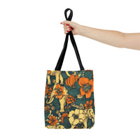 Vintage 70's Inspired Elephant Print Tote Bag!