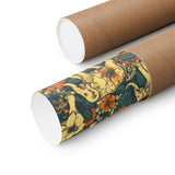 Vintage 70's Floral Elephant Print Premium Matte Vertical Posters!