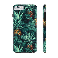 Teal Blue Pineapples Tough Phone Cases, Case-Mate! Summer Vibes!